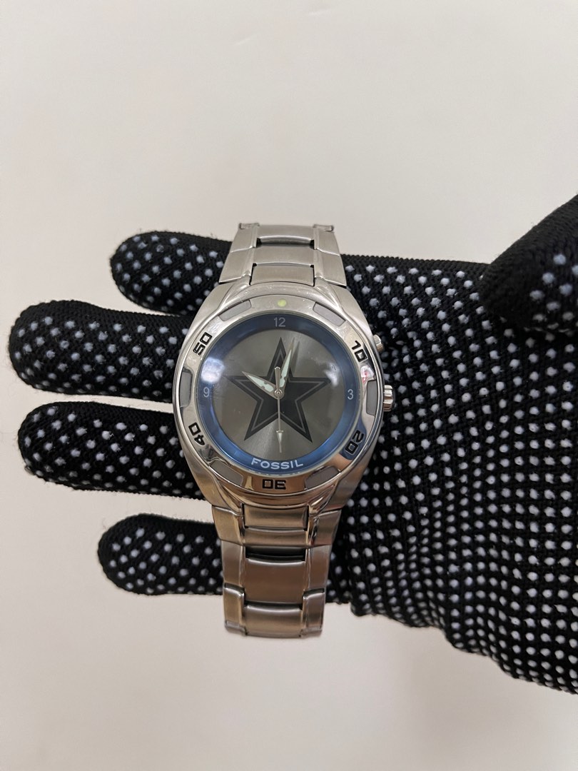 Dallas cowboys fossil watch sales men's
