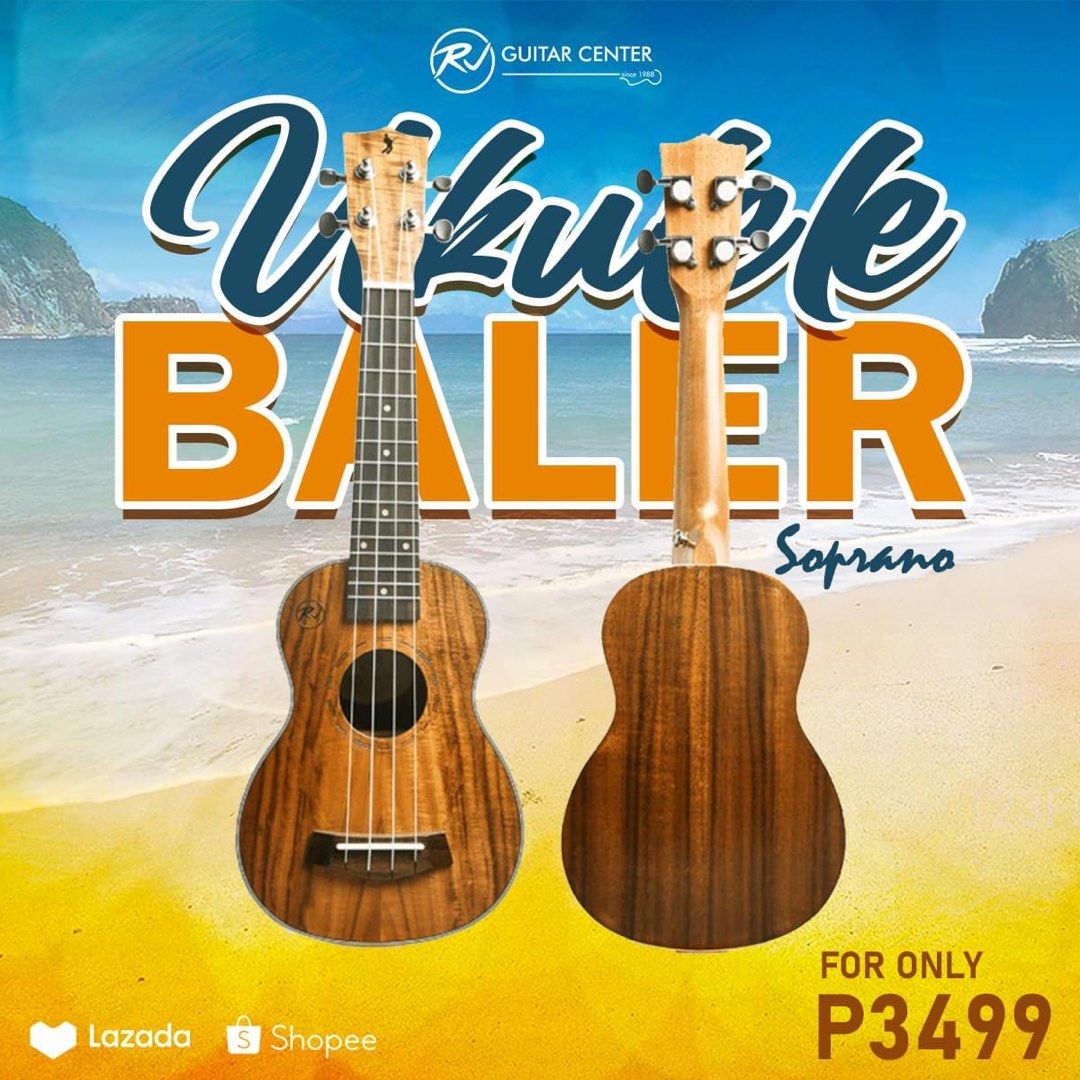 RJ Ukulele BALER BRAND NEW!!!, Hobbies & Toys, Music & Media