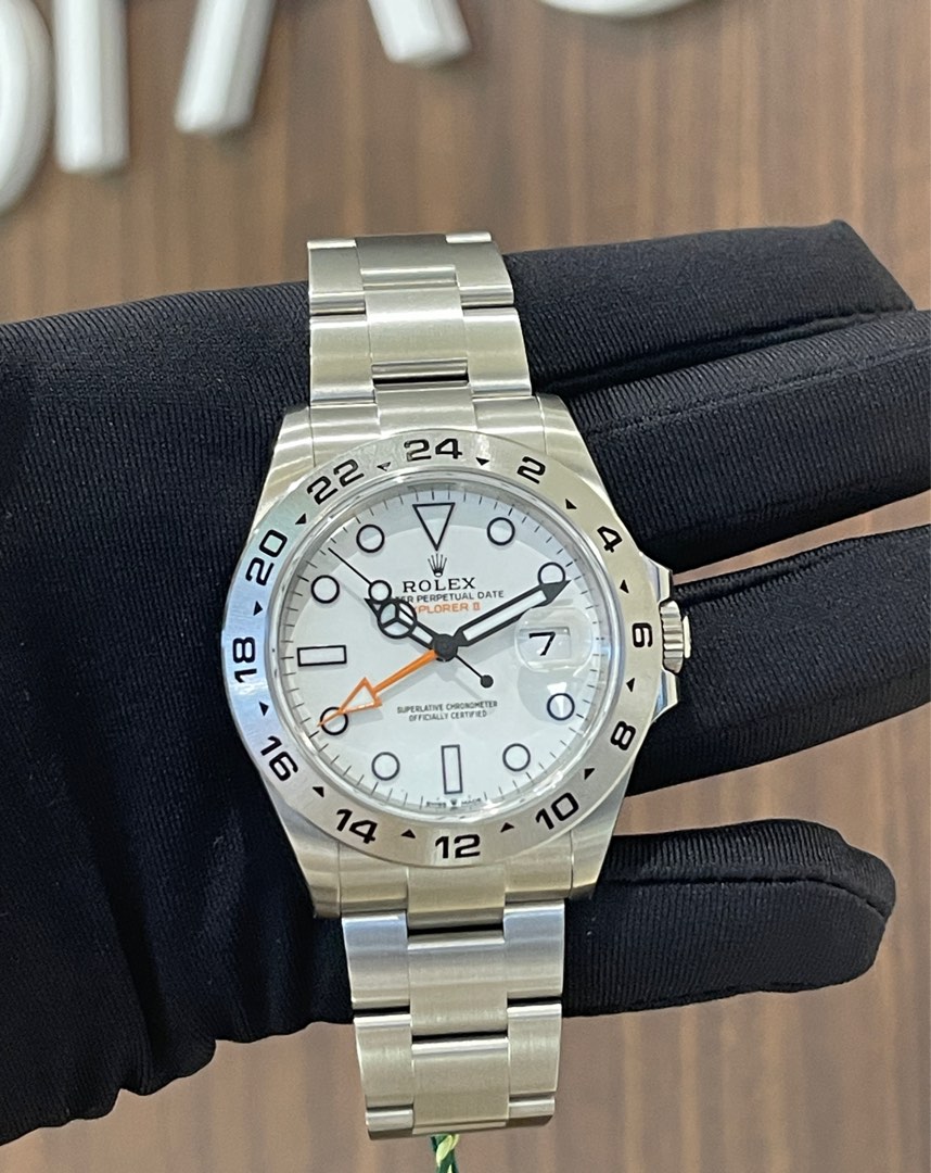 Rolex Nov 2023 Explorer II 226570 White Dial Luxury Watches on