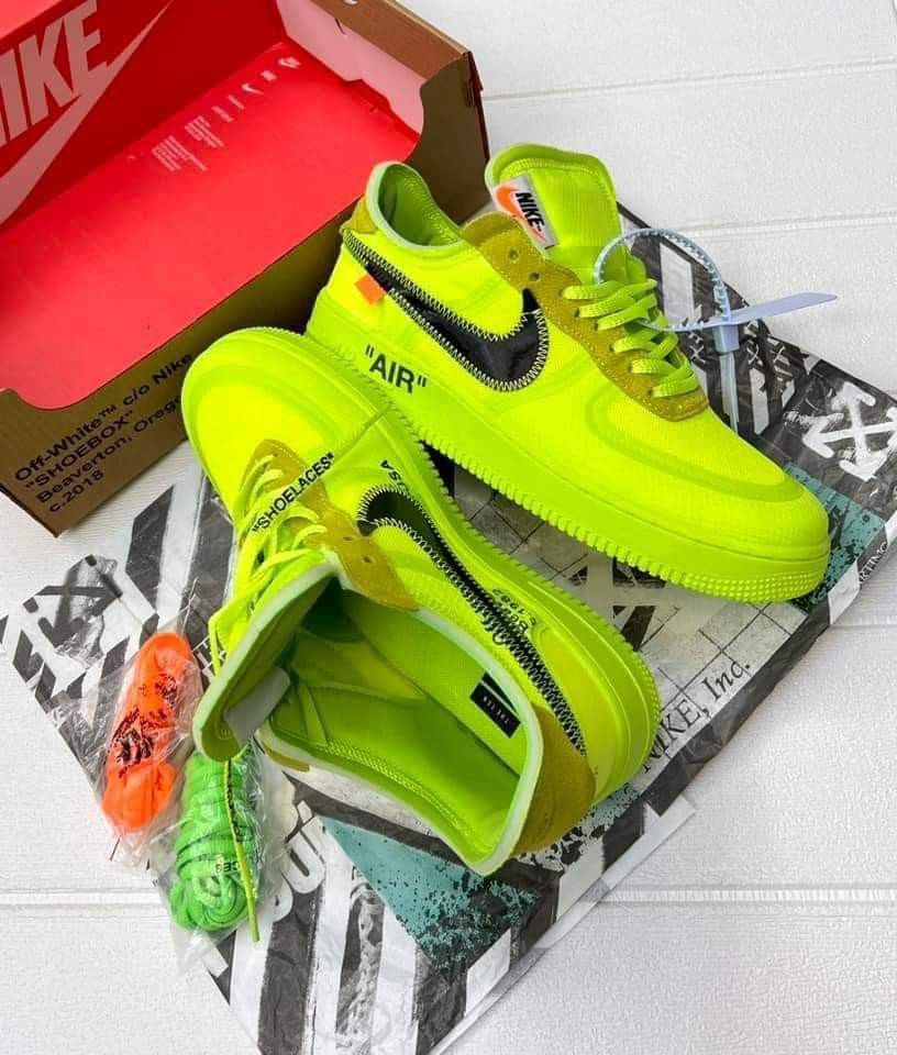 Air force 2024 off white neon
