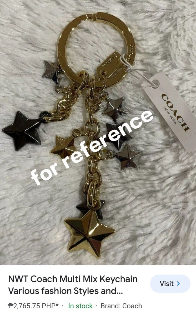 Coach best sale keyring sale