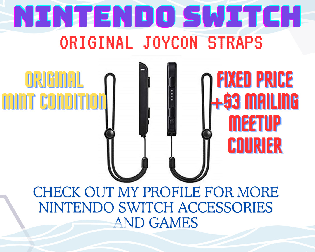  sale nintendo switch joycon straps gen 1 gen 2 oled video gaming