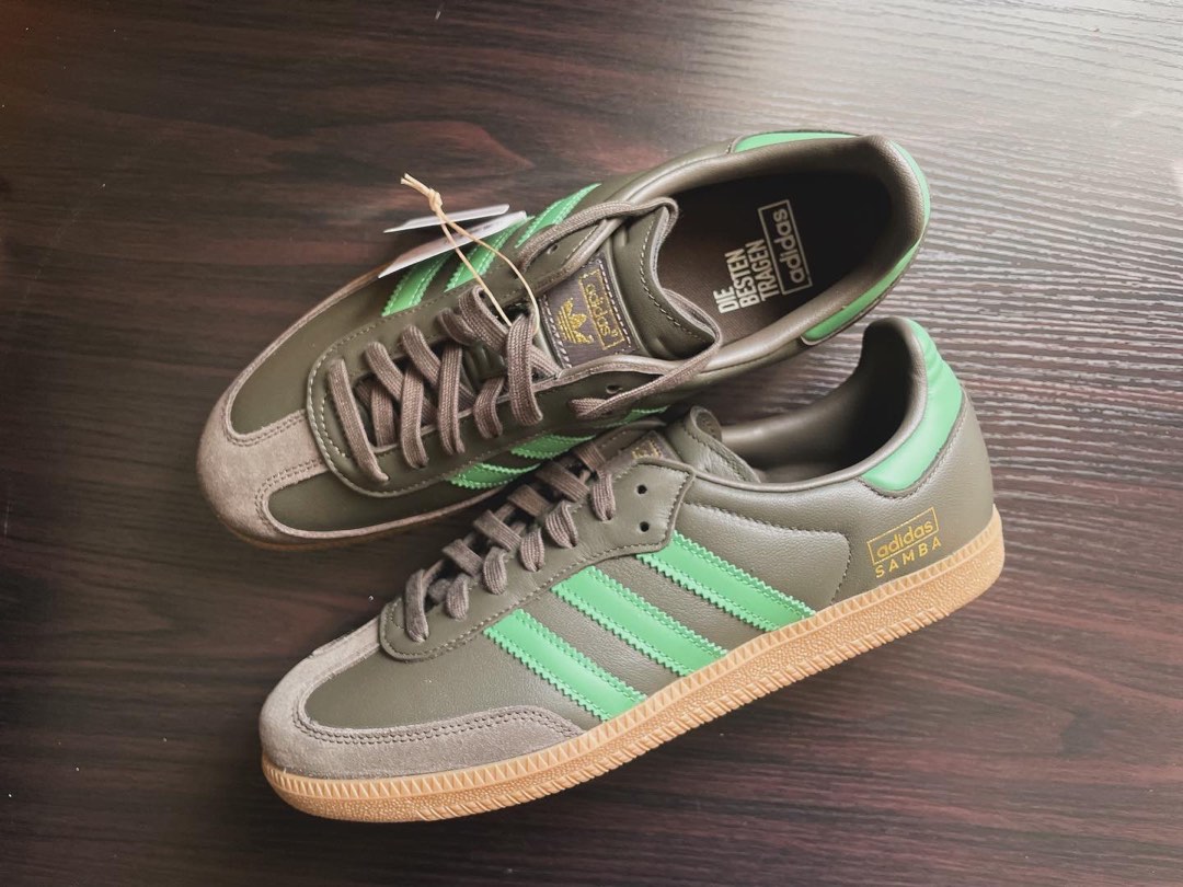 Samba og ft shoes green top