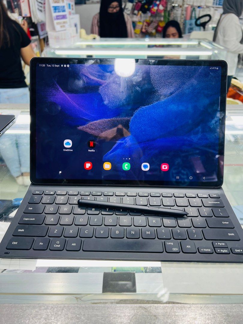 Samsung Tab S7 FE (Category: Android) located in San Juan City. Submitted by javedsgadgetshop (Listing ID 1269485005, Image 1). Description: OPEN FOR INSTALLMENT VIA CREDIT CARD/GGIVES & SWAP/TRADE-IN! WE BUY AND SELL ( ANYKINDS OF UNIT BINIBILI PO NAMIN)! PTPA : Padelete po f bawal Read ❗️Onhand ‼️ Samsung Tab S7 FE •128gb •NTC Variant •Good batt health •Factory Unlock •95% Smoothness •No hidden issue | No Repaired •100% Authentic | Not Refurbis