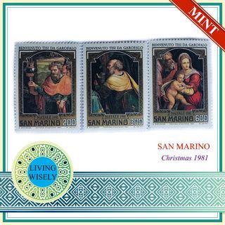 San Marino Christmas Holidays 1981 Stamps