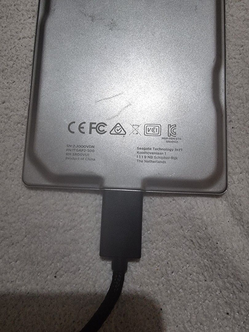 Seagate Seven Portable External Hard Drive (Category: Hard Disks & Thumbdrives) located in Bacolod City. Submitted by lux-influx (Listing ID 1269511240, Image 3). Description: Seagate Seven, world's slimmest or thinnest external hard disk drive, 500GB. Some external scratches, doesn't affect performance, works properly. RFS, not using anymore. Still sells for 5k used on other platforms. Comes with cable only. Buyer pays for shipping. Please check
