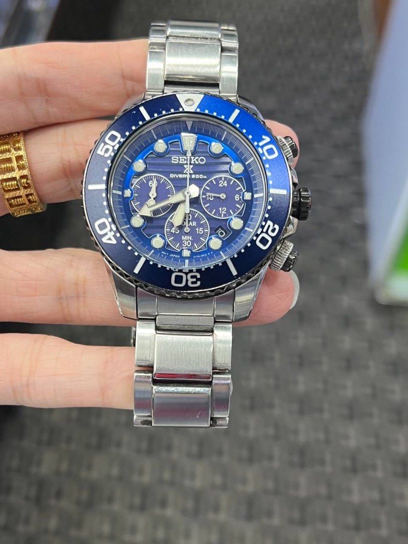 SEIKO PROSPEX SAVE THE OCEAN SOLAR DIVERS 200M Men s Fashion