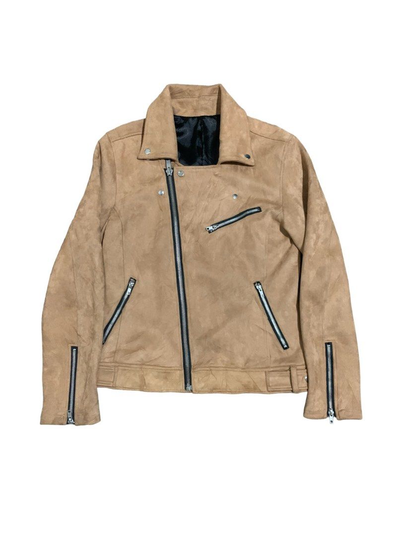 ジャケット・アウター semantic design suede riders jacket semantic design suede riders jacket