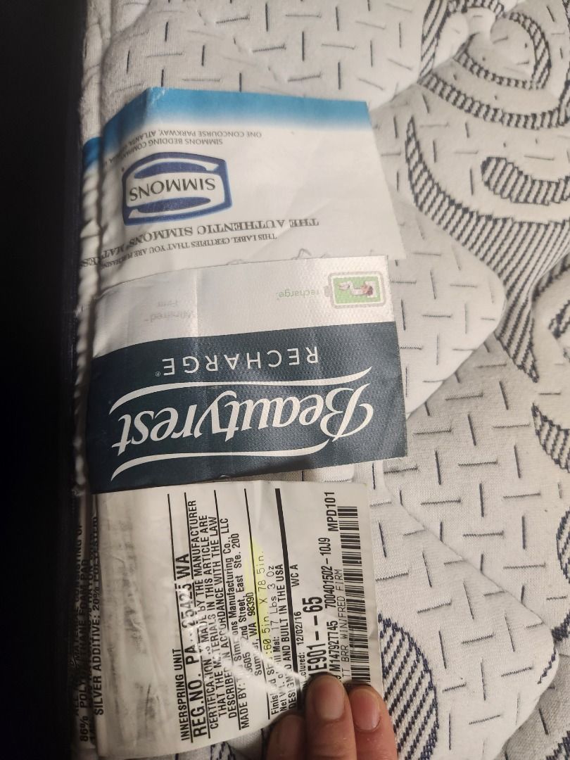 Simmons mattress deals mpd101