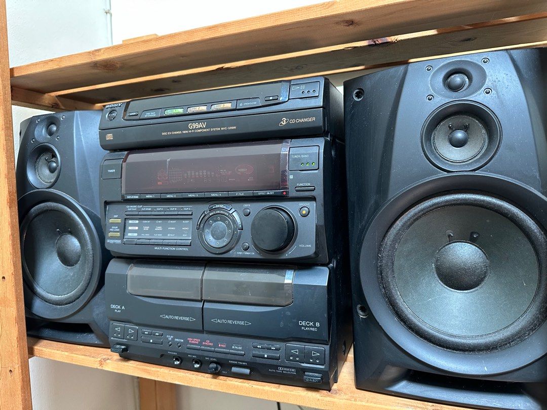 Sony 3 cd changer music system cheap
