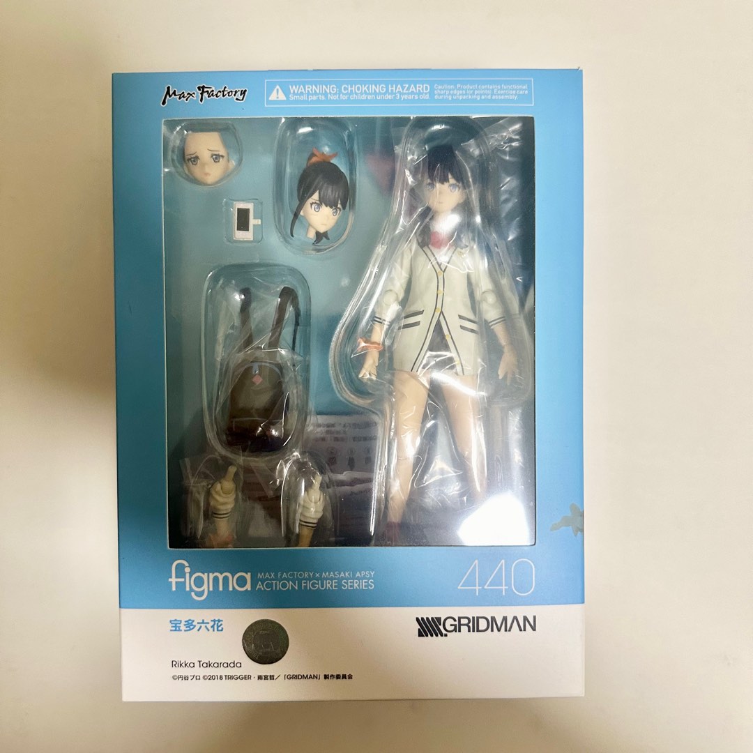 SSSS.GRIDMAN 440 figma 寶多六花, 興趣及遊戲, 玩具& 遊戲類- Carousell