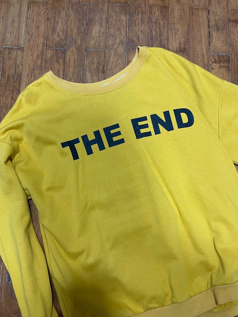 Cute yellow sweatshirt shop