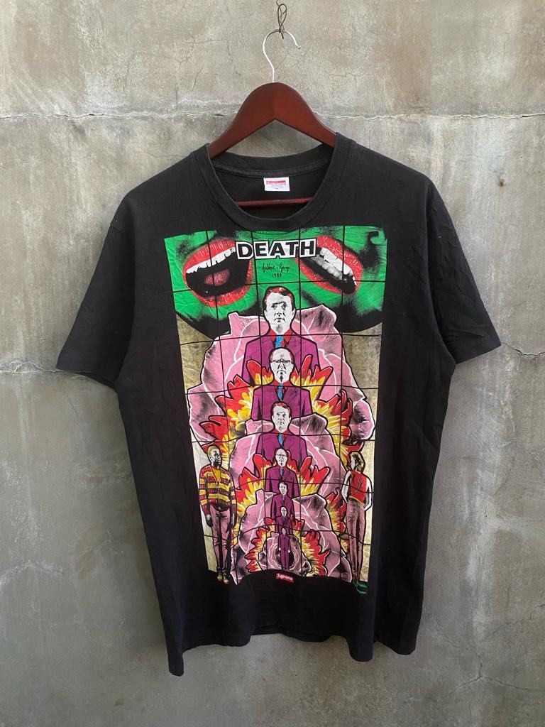 Supreme SS19 Gilbert and George Death Tee Men s Fashion Tops