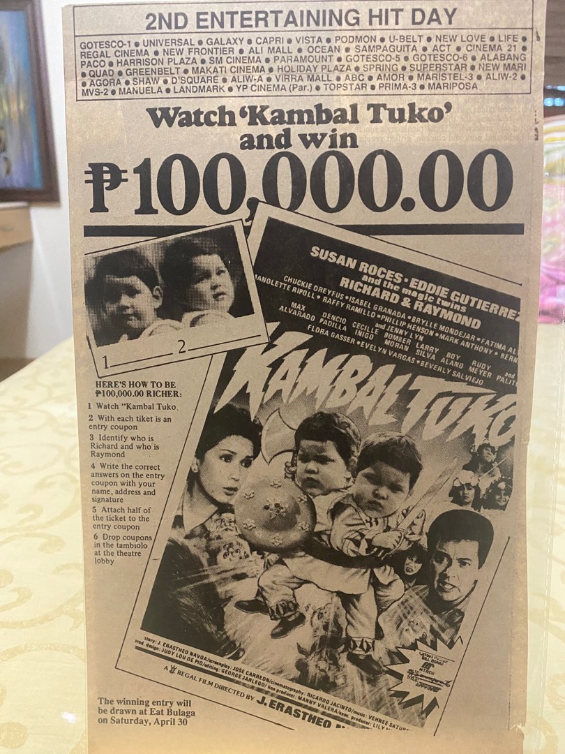 Susan Roces Eddie Gutierrez Richard & Raymond KAMBAL TUKO Tagalog