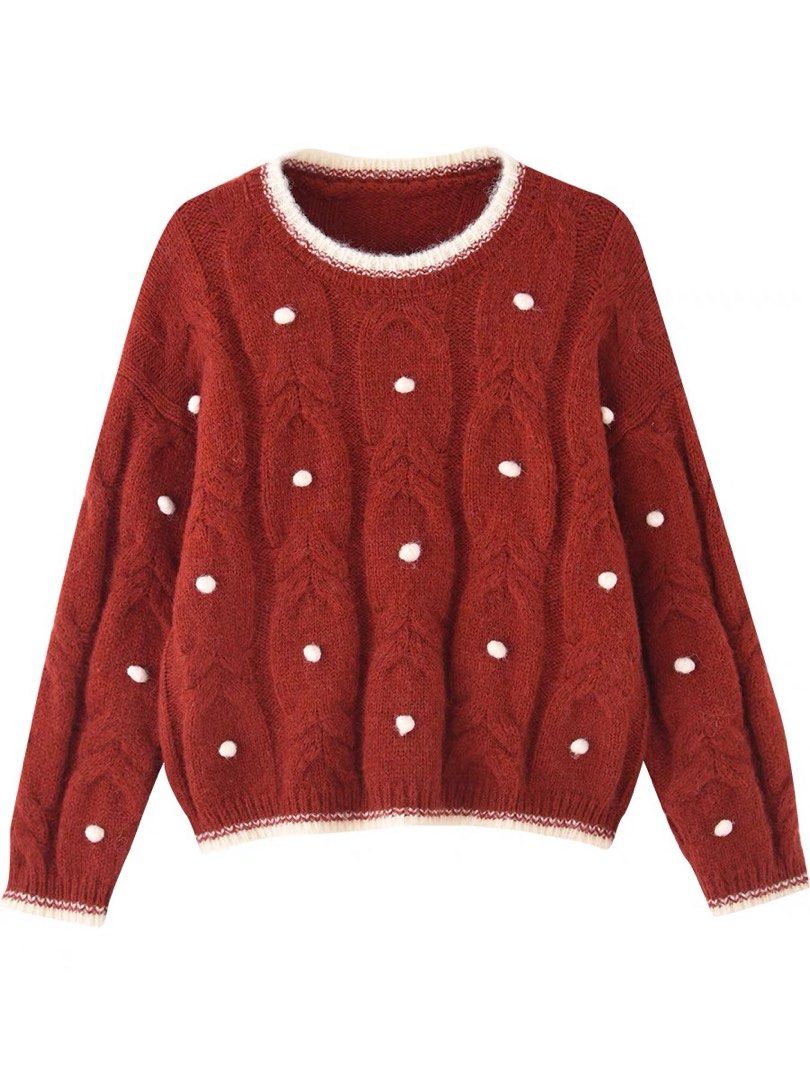 Red xmas clearance sweater