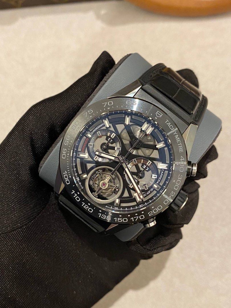 Tag heuer transparent outlet watch