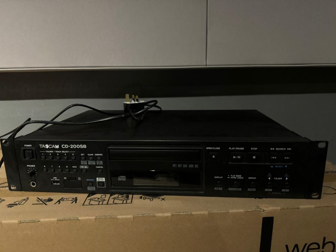 tascam cd-200sb, 音響器材, 錄音機- Carousell
