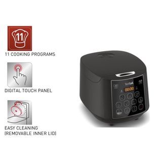 Tefal 1.8L Easy Plus Fuzzy Logic Spherical Pot Rice Cooker RK736B