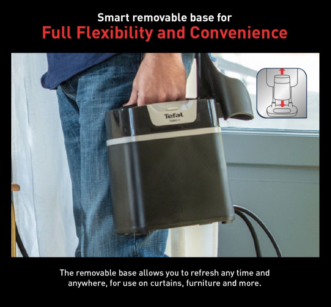 Tefal AllinOne Ironing IXEO+ Garment Steamer QT1510, TV & Home