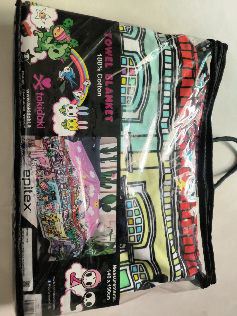 TokiDoki Towel Blanket Furniture Home Living Bedding Towels
