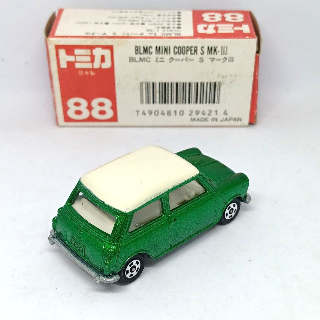 Tomica 紅白盒88 BLMC Mini Cooper S MK-III 日本製日本制日製日制Tomy