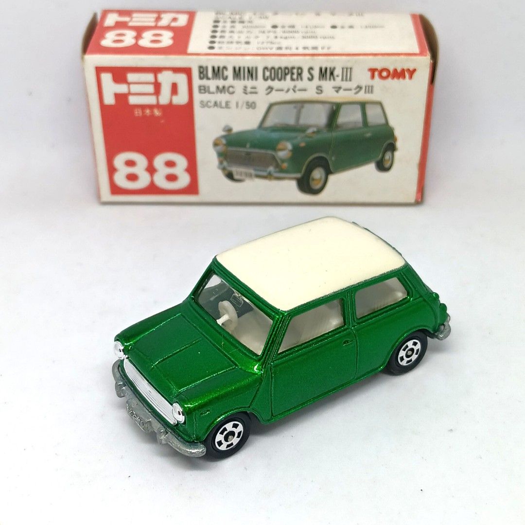 Tomica 紅白盒88 BLMC Mini Cooper S MK-III 日本製日本制日製日制Tomy 