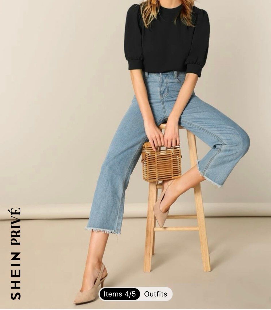 Shein tops for jeans sales
