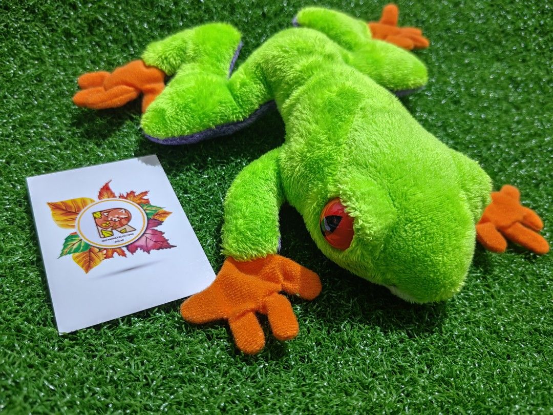 Tree Frog Stufftoy Plush Plushie (Category: Plushies & Soft Toys) located in Davao. Submitted by redpandacollections (Listing ID 1269655227, Image 1). Description: Tree Frog Stufftoy Plush Plushie In good condition and quality Very soft and had hard eye detail 10 inches.