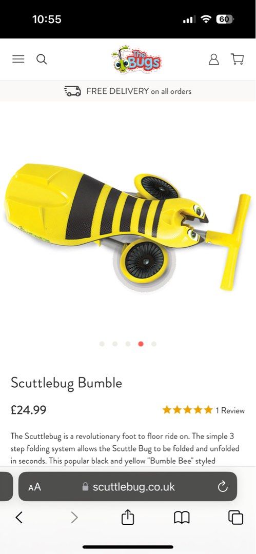 Scuttlebug bee sales
