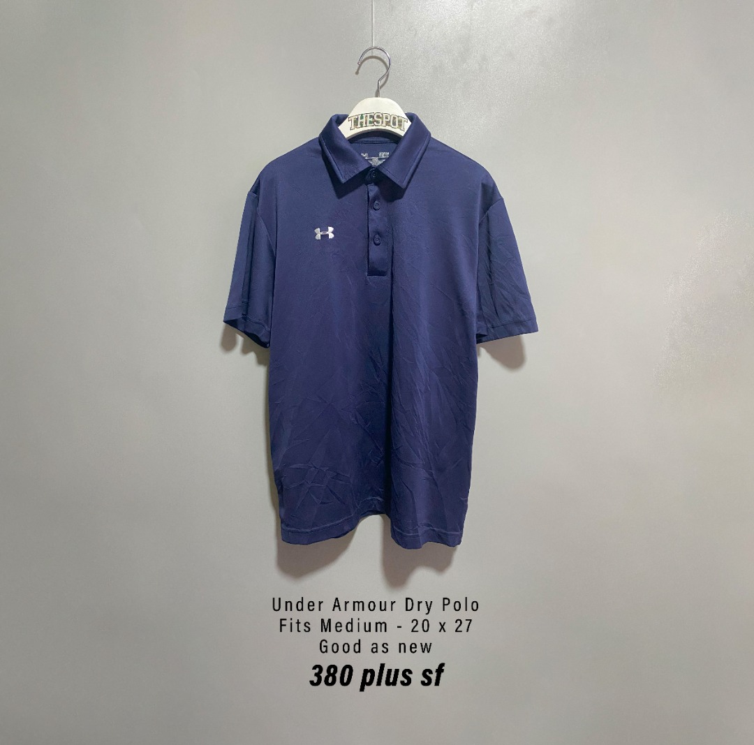 under armor dry fit polo