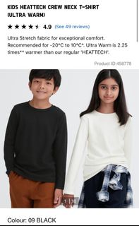 Heat tech Ultra Warm Uniqlo, Babies & Kids, Babies & Kids Fashion