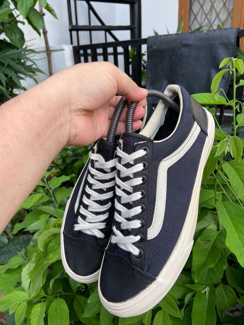 Vans Old Skool Style 36 Black White nylon size 42 insole 27