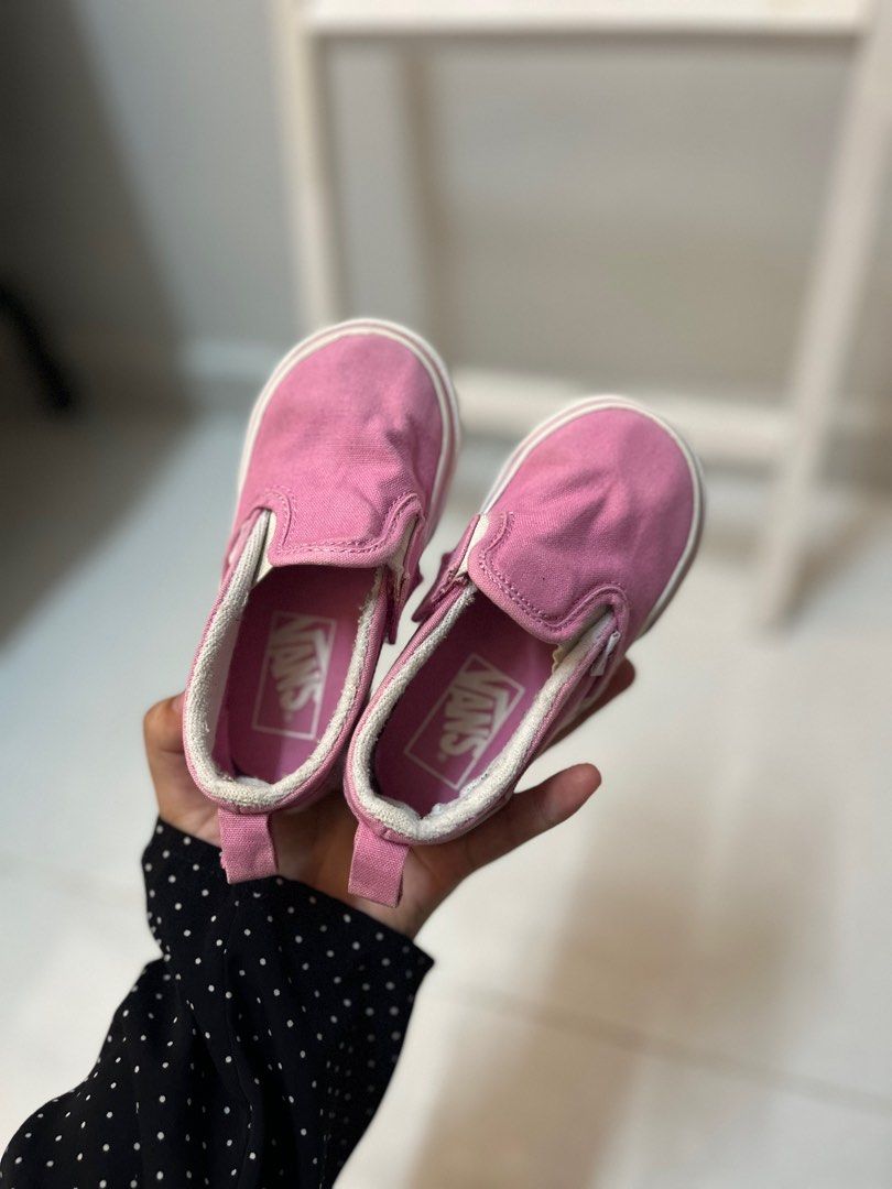 Pink childrens vans online