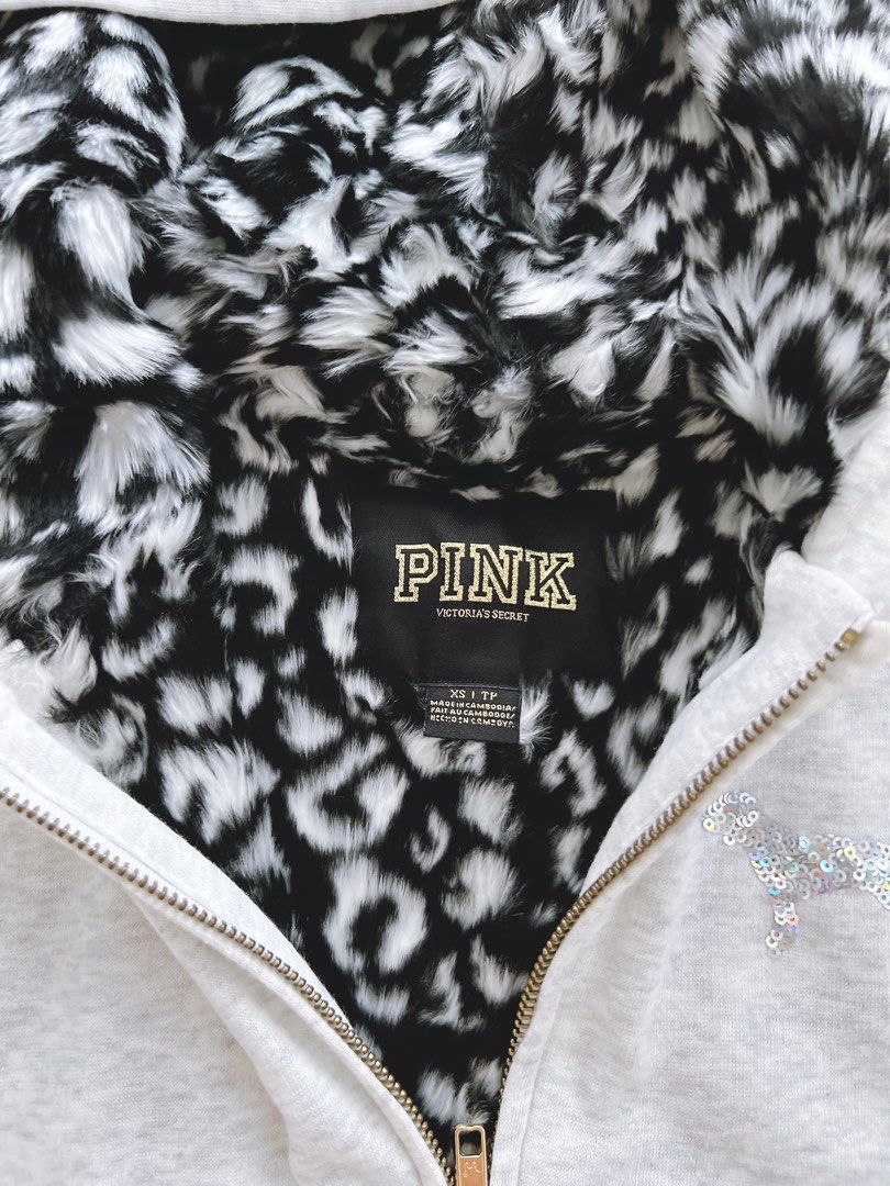 Furry victoria secret jacket top