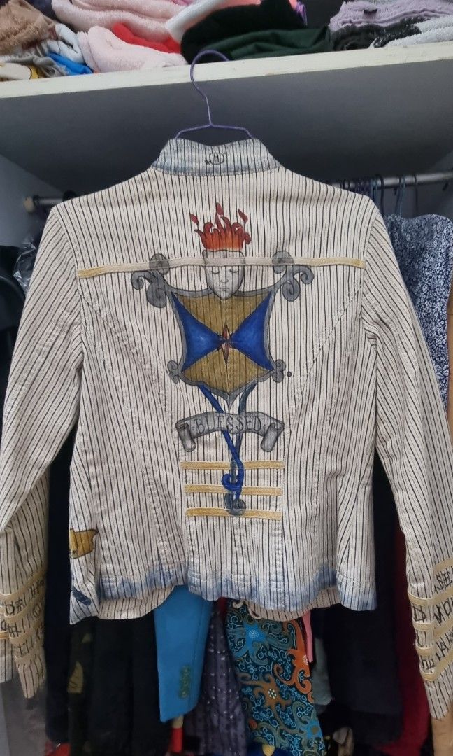 Vintage Band jacket Women s Fashion Coats Jackets and Outerwear