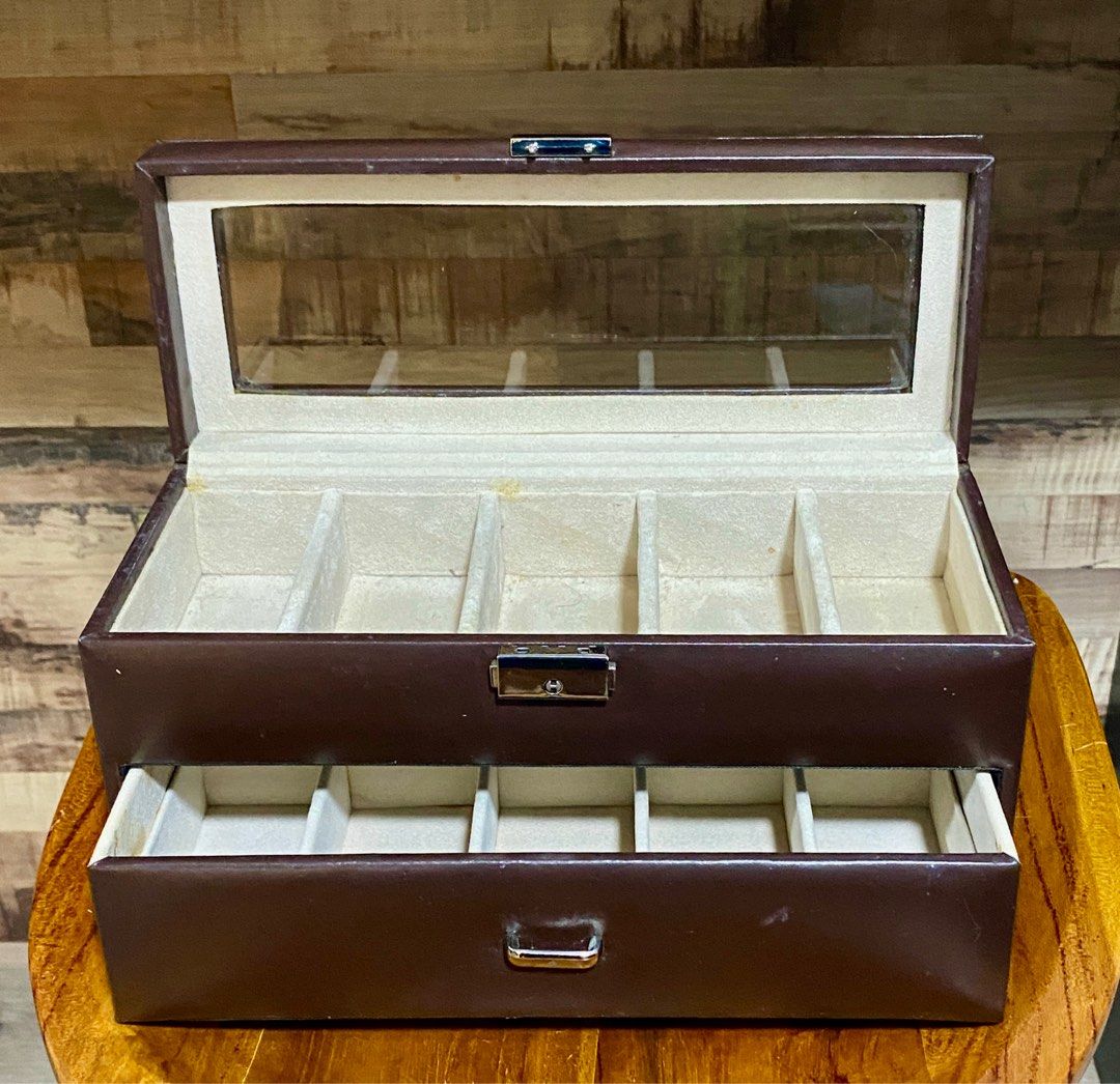 Watch box with lock discount