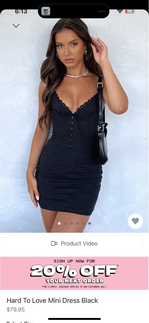 White fox cheap black dress
