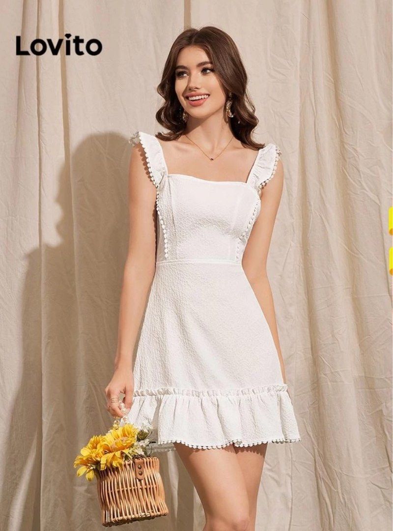 White lace outlet party dress