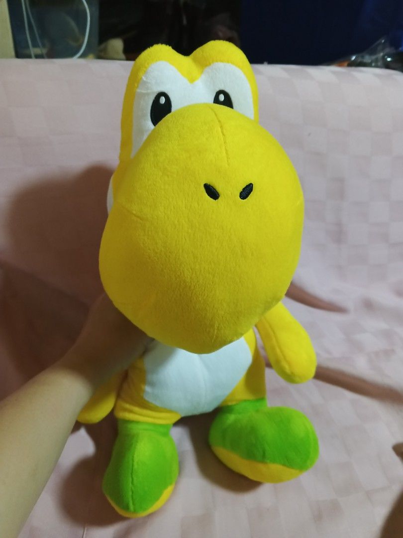 Yellow Yoshi Plushy 17 inches (Category: Plushies & Soft Toys) located in Cainta. Submitted by tipidmode2023 (Listing ID 1269563718, Image 1). Description: selling this yellow yoshi plush. size 17 inches. maker is TAITO japan. rfs: helping my nephew raise funds for his new artwork and teaching him to do side hustle..