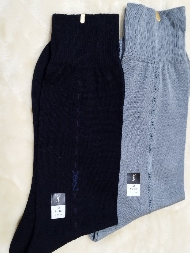 YSL socks 2pcs (Category: Socks) located in Manila. Submitted by surplusshop (Listing ID 1269600135, Image 3). Description: 💯%authentic from Japan what you see is what you get please manage your expectations thankyou😊🙏.