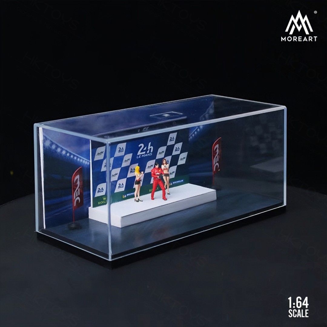 1∶64 人偶冠軍賽車手賽車女郎微縮場景手辦模型, 興趣及遊戲, 玩具& 遊戲類- Carousell