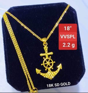 18k gold necklace