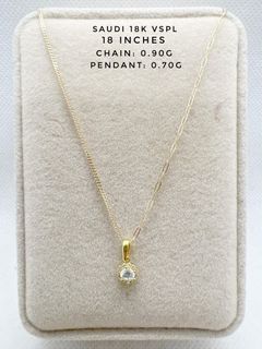 18K Saudi Gold Russian Stones Necklace