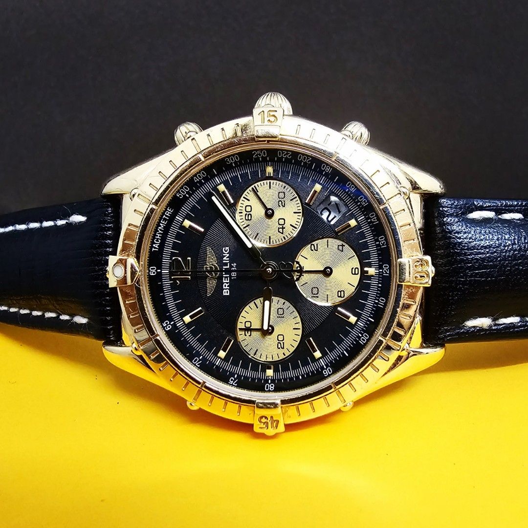 Breitling a30012 sales yellow price