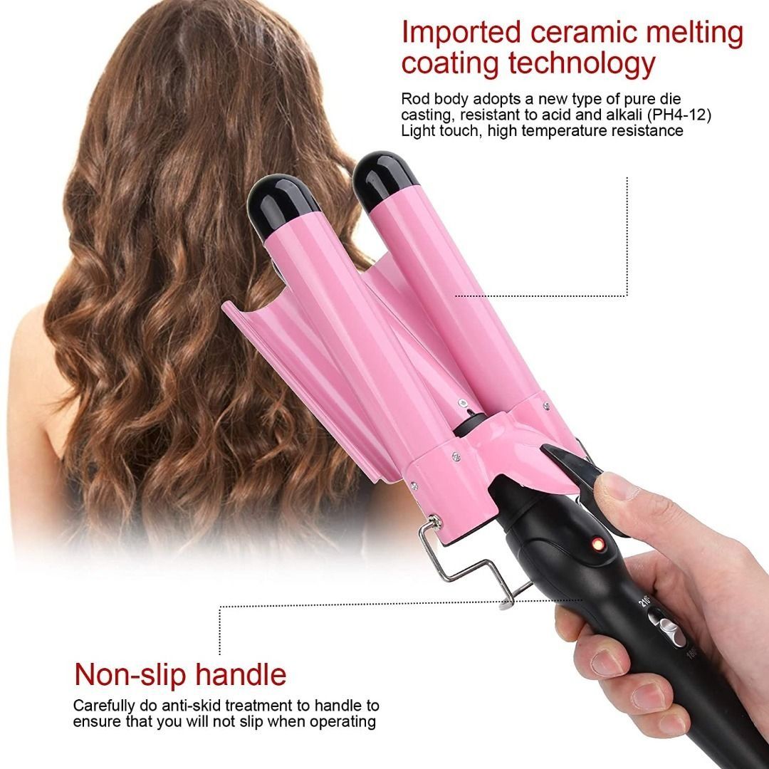 Triple pipe hair curler 2025