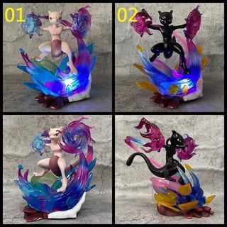 惠美玩品 神奇寶貝 其他 公仔 2312 寵物小精靈 Q版 超夢 口袋妖怪 可發光 場景 模型