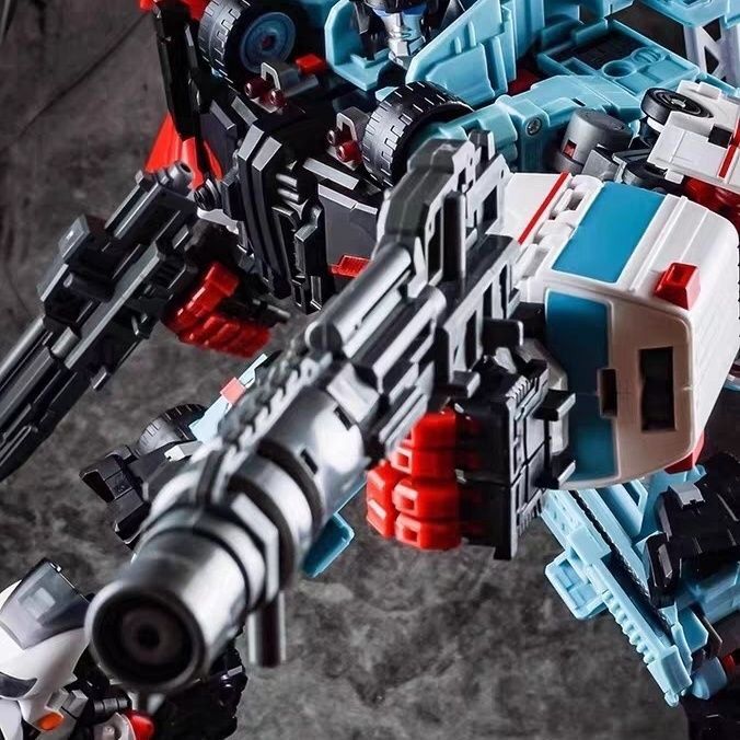 型模良品 守護派 變形玩具 合體金剛 Defensor Protectobots 警車 摩托車 電單車 直升機 救護車 消防車 放大版 MT ...