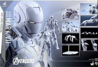 全新啡盒末開 Hottoys Ironman Mark VII Sub-Zero ver. Marvel