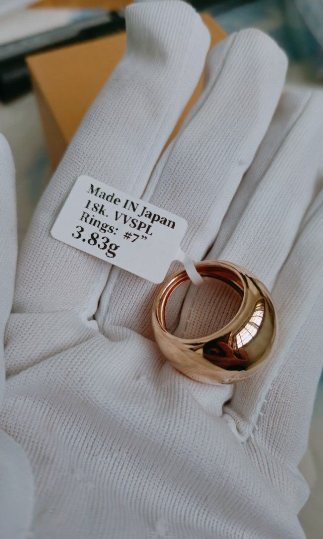Gold clearance dome ring
