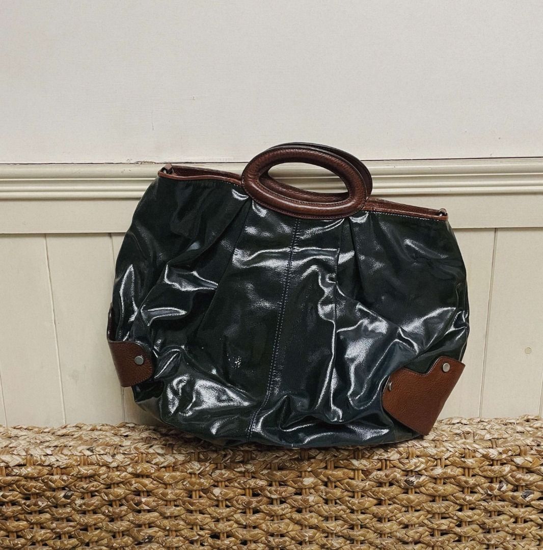 Marni patent sales leather bag